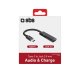 SBS TEJACKTYCCHARGK adattatore per inversione del genere dei cavi 3.5mm USB-C Nero 3