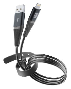 Cellularline Belt cable 120 cm - Lightning Cavo con cinturino Lightning