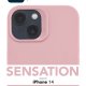 Cellularline Sensation - iPhone 14 Custodia in silicone soft touch con tecnologia antibatterica Microban® integrata 7
