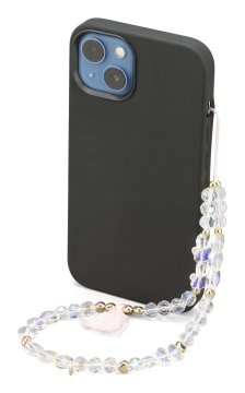 Cellularline Phone Strap Shiny - Universale Laccetto colorato di perline per personalizzare lo smartphone