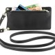 Cellularline Mini Bag - Essential Custodia universale a fondina effetto pelle con tracolla regolabile 4