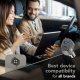 Cellularline Car Multipower Ultra - iPhone, Samsung, Xiaomi, Oppo and other Smartphones and Tablets Caricabatterie da auto veloce con porta USB e porta USB-C 8