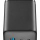 Cellularline Multipower Micro 65W Caricabatterie da rete veloce ultracompatto 3 porte, 65W 3