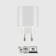 SBS TETR2CPD35W Caricabatterie per dispositivi mobili Universale Bianco AC Ricarica rapida Interno 4