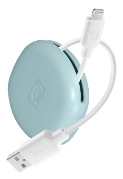 Cellularline Bag Cable Cavo da USB a Lightning con portacavo
