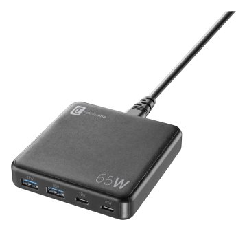 Cellularline MULTIPOWER DESK 65W Caricabatterie da rete 4 porte Gan 65W