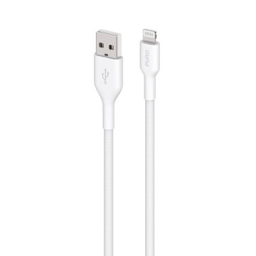 PURO PUCAPLTFABK4WHI cavo Lightning 1,2 m Bianco