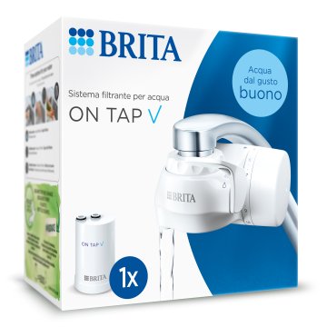 Brita ON TAP V CU CE Filtro per l'acqua del rubinetto Bianco