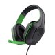 Trust GXT 415X ZIROX Auricolare Cablato A Padiglione Giocare Nero, Verde 2