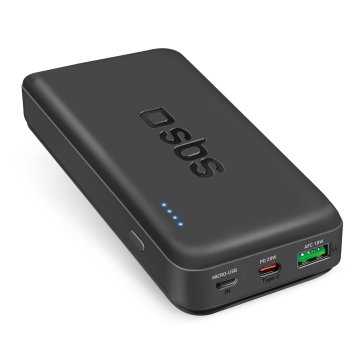 SBS TTBB20000PD20K batteria portatile Polimeri di litio (LiPo) 20000 mAh Nero