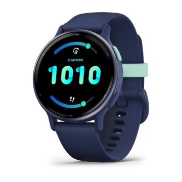 Garmin Vivoactive 5 3,05 cm (1.2") AMOLED Digitale 390 x 390 Pixel Touch screen Blu Wi-Fi GPS (satellitare)