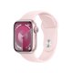 Apple Watch Series 9 GPS Cassa 41mm in Alluminio Rosa con Cinturino Sport Rosa Confetto - M/L 2