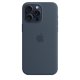 Apple Custodia MagSafe in silicone per iPhone 15 Pro Max - Blu Tempesta 3