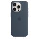 Apple Custodia MagSafe in silicone per iPhone 15 Pro - Blu Tempesta 4
