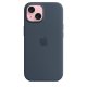 Apple Custodia MagSafe in silicone per iPhone 15 - Blu Tempesta 3