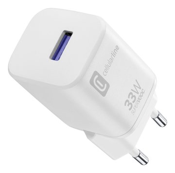 Cellularline Charger USB-A SUPERVOOC 33W - Oppo