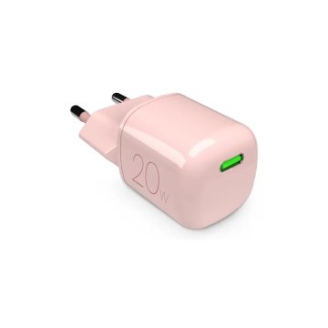 PURO PUFCMTCUSBC20WGROSE Caricabatterie per dispositivi mobili Smartphone, Tablet Rosa AC Carica wireless Ricarica rapida Interno