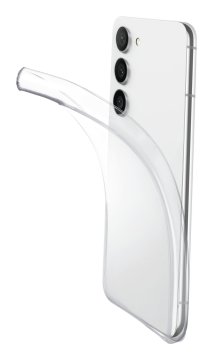 Cellularline Fine - Galaxy S23 FE Cover in gomma morbida ultra sottile e trasparente