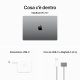 Apple MacBook Pro 14'' M3 chip con 8‑core CPU e 10‑core GPU, 1TB SSD - Grigio Siderale 11