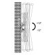 Bravo 92402635 Supporto TV a parete 190,5 cm (75