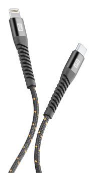 Cellularline Tetra Force Cable 120cm - USB-C to Lightning Cavo USB-C to Lightning ultra resistente