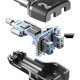 Cellularline Car Multipower 2 FAST - iPhone, Samsung, Xiaomi, Oppo and other Smartphones and Tablets Caricabatterie da auto veloce 2 porte, 36W 3