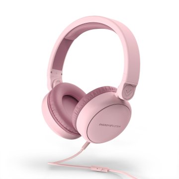 Energy Sistem Style 1 Talk Auricolare Cablato A Padiglione Musica e Chiamate Rosa