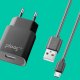 PLOOS - USB KIT ADAPTER 1A - Micro USB Caricabatterie da rete 1A con cavo Micro USB 2