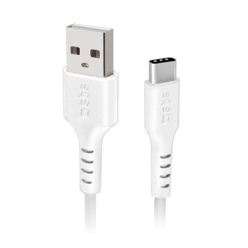 SBS TECABLEMICROC15W cavo USB 1,5 m USB 2.0 USB A USB C Bianco