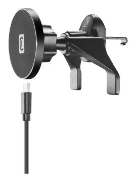 Cellularline Touch Air Mag - iPhone 12 and later Supporto smartphone da auto magnetico per sistema MagSafe con carica wireless