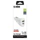 SBS TECRPD20W Caricabatterie per dispositivi mobili Smartphone, Tablet Bianco Accendisigari Ricarica rapida Auto 3