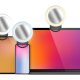 Tech Pop Selfie Ring Pocket Multicolor - Universale Anello led a clip con modalità RGB a luminosità regolabile e specchio integrato. 5