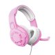 Trust GXT 411P Radius Auricolare Cablato A Padiglione Rosa, Bianco 3