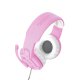 Trust GXT 411P Radius Auricolare Cablato A Padiglione Rosa, Bianco 7