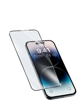 Cellularline Impact Glass Capsule - iPhone 14 Plus / 14 Pro Max Vetro temperato resistente da bordo a bordo