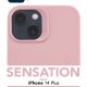 Cellularline Sensation - iPhone 14 Plus Custodia in silicone soft touch con tecnologia antibatterica Microban® integrata 7