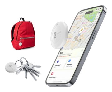 Cellularline Tracy - Designed for iOS Dispositivo per trovare oggetti compatibile con tecnologia Apple Find My