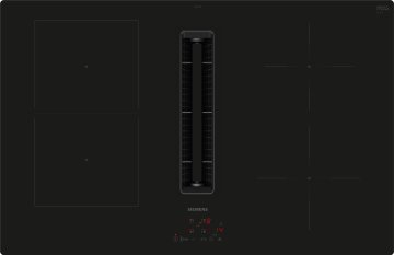Siemens iQ500 ED811BS16E piano cottura Nero Da incasso 80 cm Piano cottura a induzione 4 Fornello(i) Cappa da incasso
