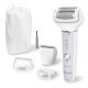 Panasonic ES-EY30A, Epilatore con 60 pinzette, 3 testine accessorie, Wet&Dry 4