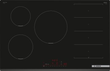 Bosch Serie 6 PXV831HC1E Piano cottura a induzione 80 cm FlexInduction Nero
