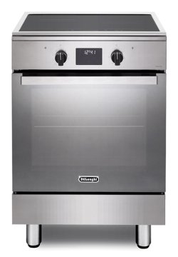 De’Longhi DMX 64 INL TC2 cucina Elettrico Piano cottura a induzione Nero, Acciaio inox