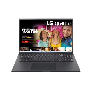 LG Gram 16ZB90R Notebook 16" - Windows 11 Home, Intel i7 Evo, 16GB RAM, 512GB SSD, solo 1.19kg di peso, Obsidian Nero