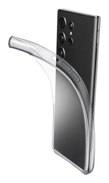 Cellularline Fine - Galaxy S24 Ultra Cover in gomma morbida ultra sottile e trasparente