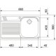Franke Armonia AMX 611 Lavello montato su piano Rettangolare Acciaio inox 3