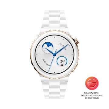 Huawei WATCH GT 3 Pro 3,35 cm (1.32") AMOLED 43 mm Digitale 466 x 466 Pixel Touch screen 4G Bianco GPS (satellitare)