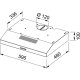 Franke Adige Adige 60 XS Cappa aspirante a parete Acciaio inox 180 m³/h 3