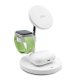 PURO PUFCCSQIMAG2WHI Caricabatterie per dispositivi mobili Auricolare, Smartphone, Orologio intelligente Bianco Batteria Carica wireless Ricarica rapida Interno 6