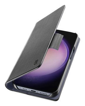 Cellularline Book - Galaxy S24 Ultra Custodia a libro con tasca portatessera e chiusura magnetica
