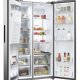 Haier SBS 90 Serie 5 HSW79F18CIMM frigorifero side-by-side Libera installazione 601 L C Platino, Acciaio inox 4