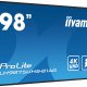 iiyama LH9875UHS-B1AG visualizzatore di messaggi Pannello piatto per segnaletica digitale 2,49 m (98